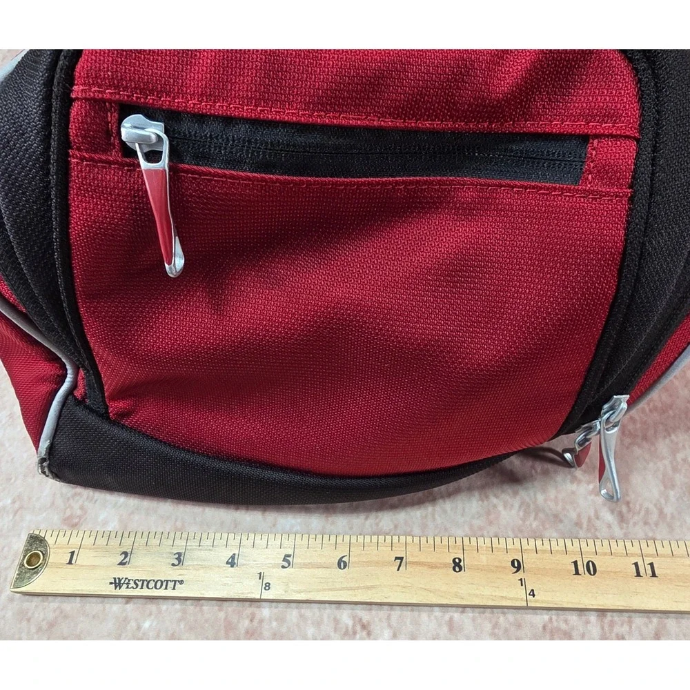 Tumi Ducati Corse Duffel Travel Bag Red Black Motorcycle Style 65150RCE